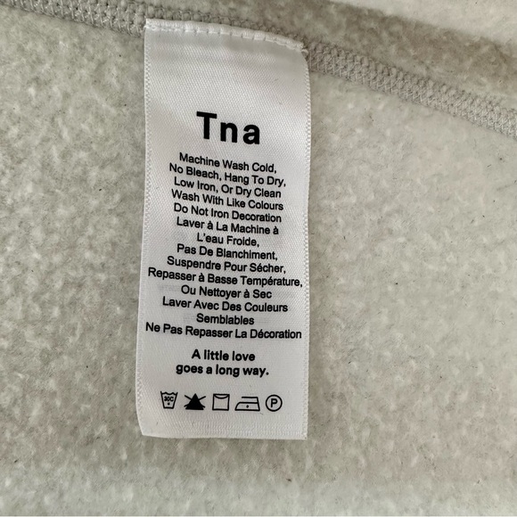 TNA Pacific Hoodie Grey with Pink Logo Design XX-Small - Picture 5 of 5